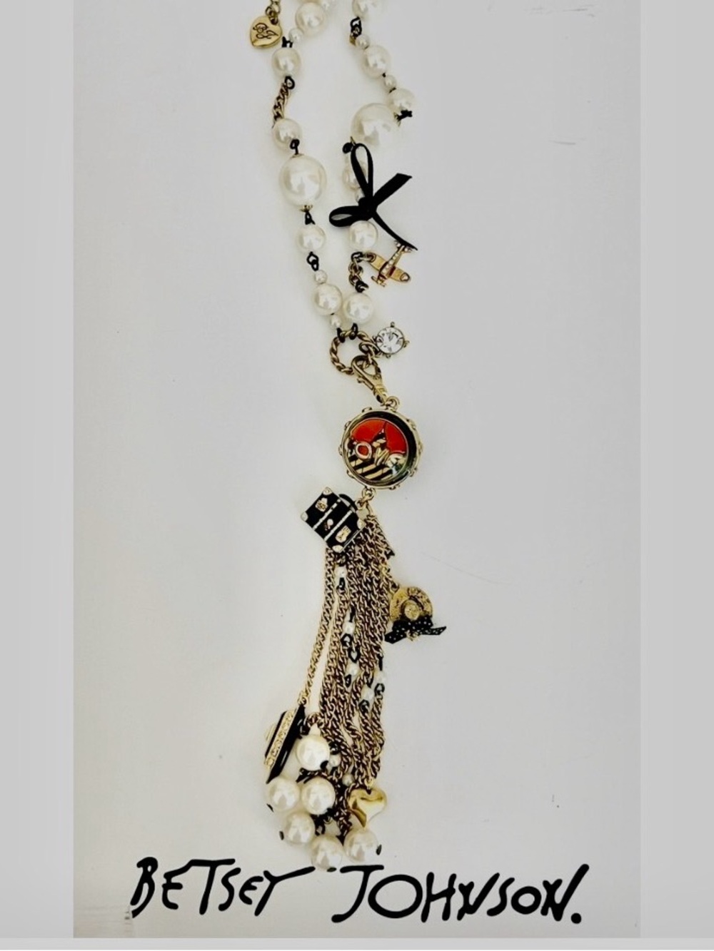 Betsey Johnson Miami Chic
Full With Charms Detachable
Necklace -Rare- #1204